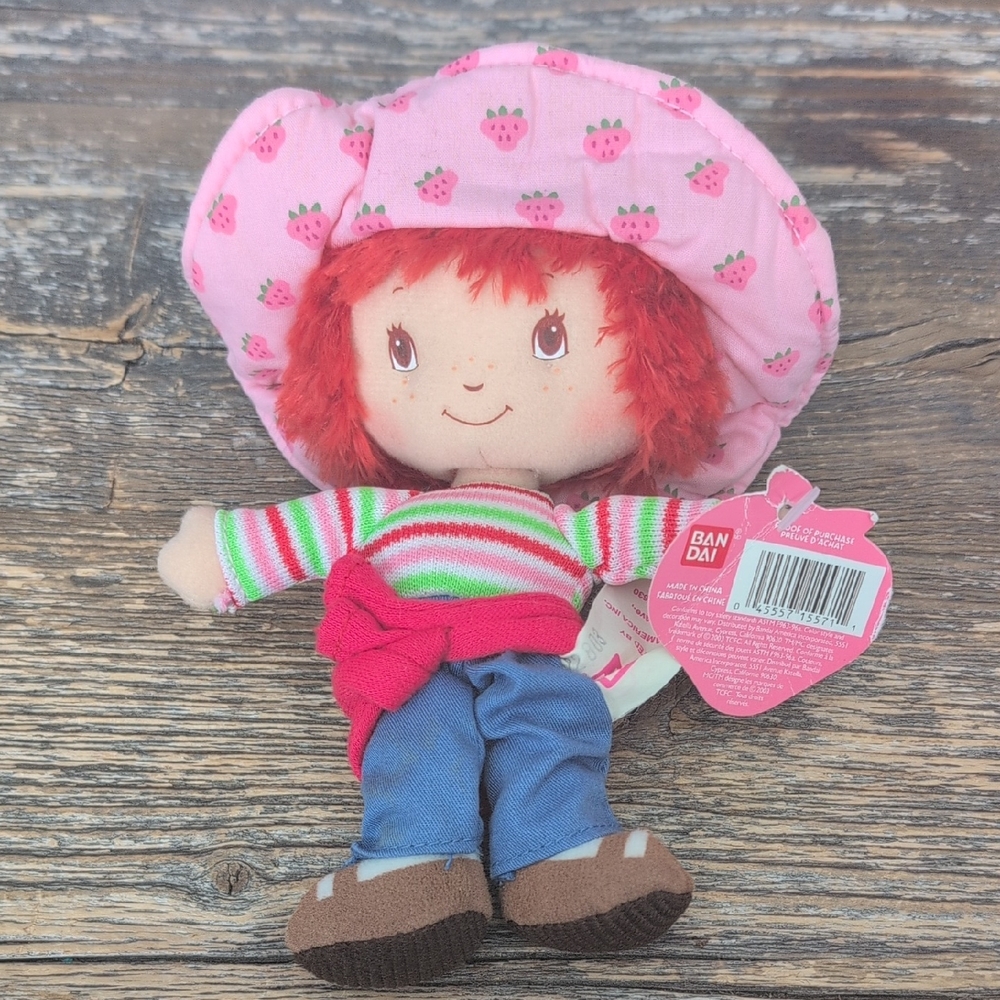 VTG 2003 Strawberry Shortcake Bandai Plush Doll With Tags